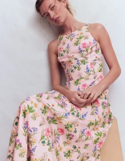 Robe longue Silvia avec corsage à baleines