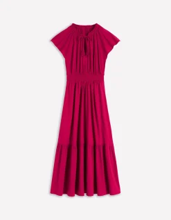 Robe longue Tala en jersey à volants