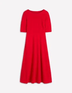 Robe Mathilde en point de Rome à nouer à la taille