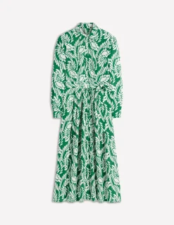 Robe midi Alexa à manches longues