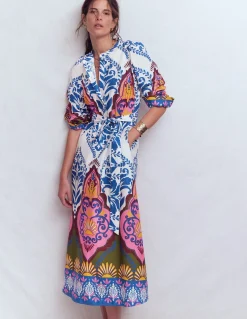 Robe midi Ava en coton