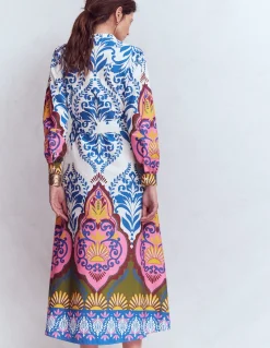 Robe midi Ava en coton