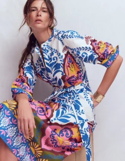 Robe midi Ava en coton