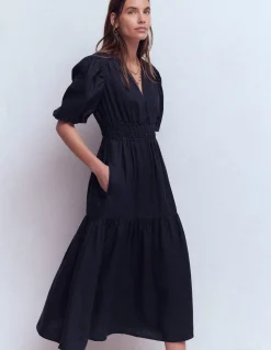 Robe midi Irene en lin