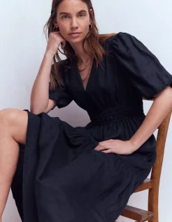 Robe midi Irene en lin