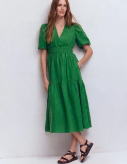 Robe midi Irene en lin