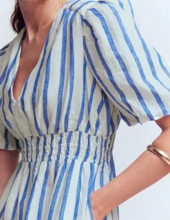 Robe midi Irene en lin