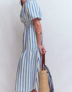 Robe midi Irene en lin