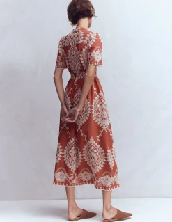 Robe midi Ivy en coton