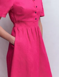 Robe midi Ivy en lin