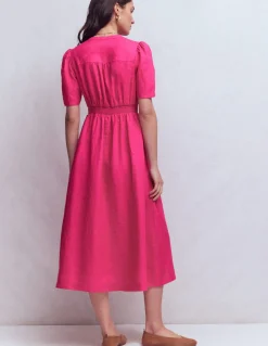 Robe midi Ivy en lin