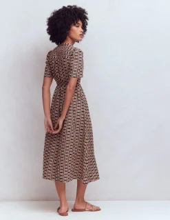 Robe midi Ivy en lin