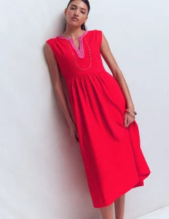 Robe midi May en jersey