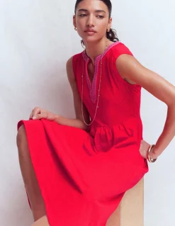 Robe midi May en jersey