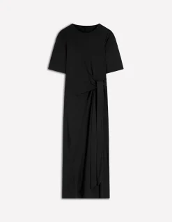 Robe midi Zinnia en point de Rome à nouer