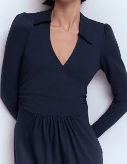 Robe portefeuille Carla en jersey