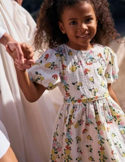 Robe style vintage à ceinture large