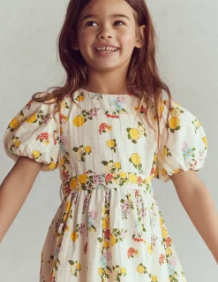 Robe style vintage à ceinture large