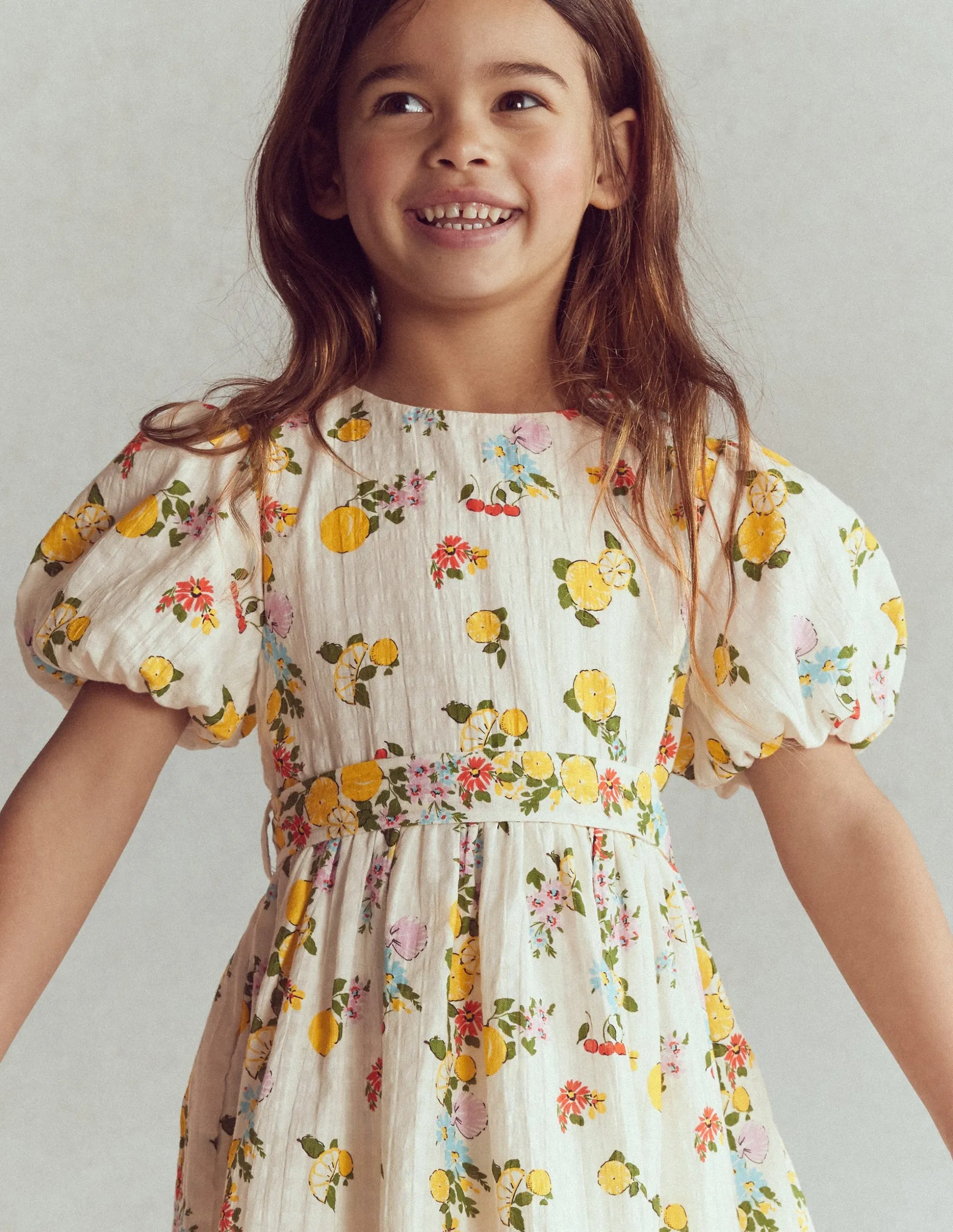 Robe style vintage à ceinture large