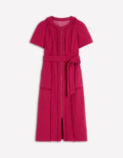 Robe texturée Ruth à fermeture zippée