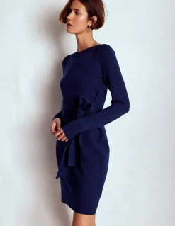 Robe Tiana nouée sur le devant en maille