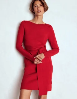 Robe Tiana nouée sur le devant en maille