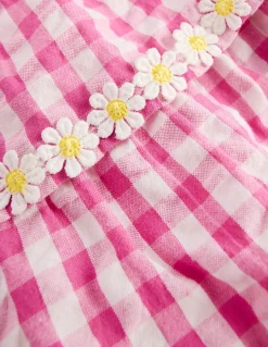 Robe tissée à volants