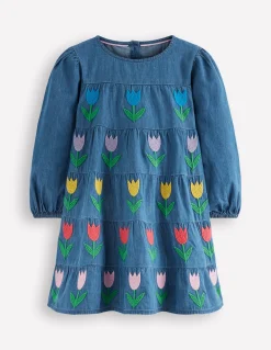 Robe tissée tournoyante