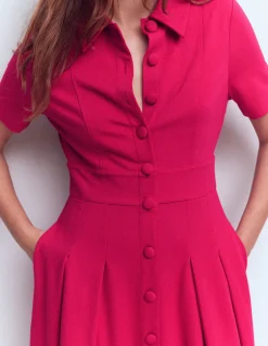 Robe-chemise Bridget en point de Rome