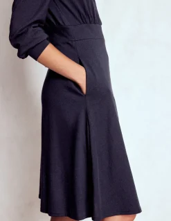 Robe-chemise courte en jersey Orla