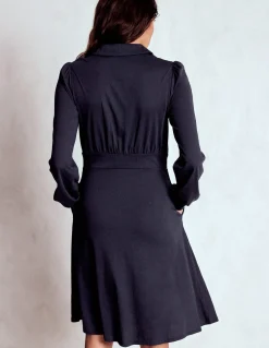 Robe-chemise courte en jersey Orla