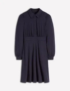 Robe-chemise courte en jersey Orla