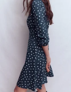 Robe-chemise courte en jersey Orla