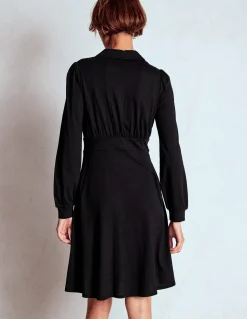 Robe-chemise courte en jersey Orla