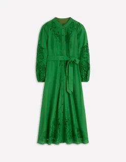 Robe-chemise Mae en lin mélangé