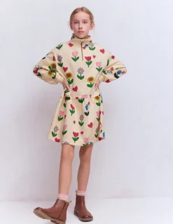 Robe-sweat partiellement zippée