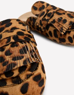 Sabots Etta façon mules avec franges