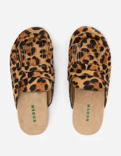 Sabots Etta façon mules avec franges