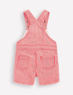 Salopette courte tissée