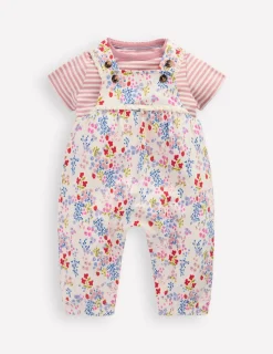 Salopette en jersey à manches courtes