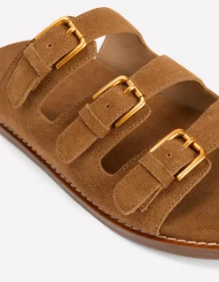 Sandales à semelle ergonomique et trois brides