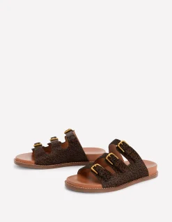 Sandales à semelle ergonomique et trois brides