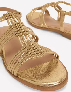 Sandales nouées à brides multiples