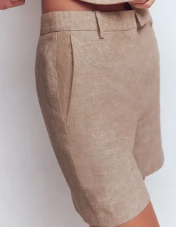 Short Belgravia en lin