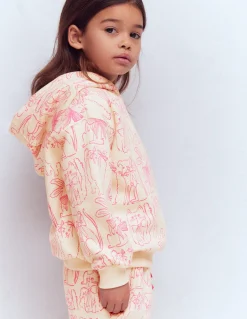 Sweat à capuche imprimé