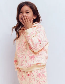 Sweat à capuche imprimé