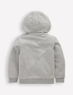 Sweat à capuche réversible en borg