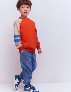 Sweat à manches colourblock