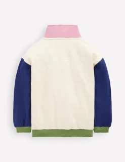 Sweat partiellement zippé