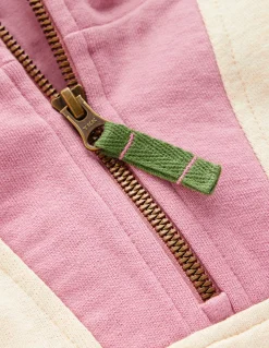 Sweat partiellement zippé